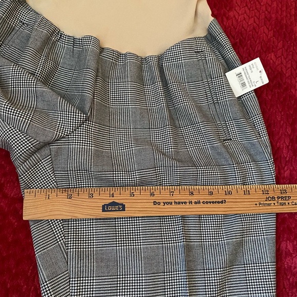 A Pea In The Pod maternity Women’s pants Glen Pattern size L - Picture 7 of 13